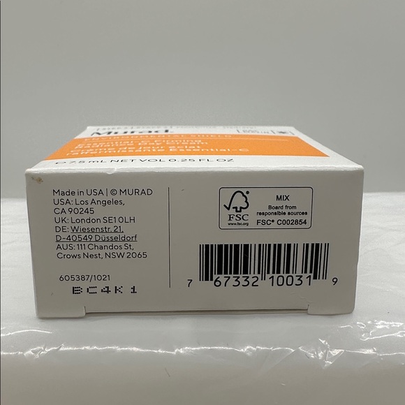 3/$15 🌼 Murad Environmental Shield Essential-C Cream - Orange and White - Picture 5 of 5